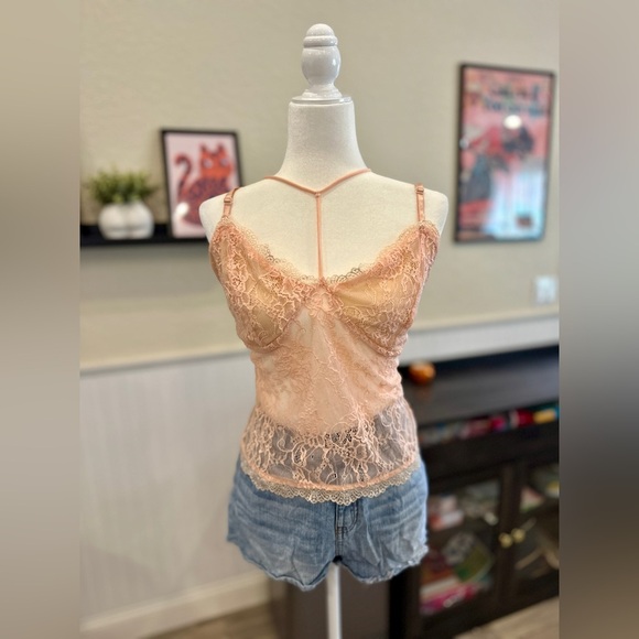 c.o.c Tops - C.O.C Lace Halter Neck Lingerie Top Women’s Plus 1XL Coquette